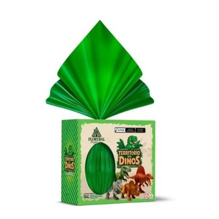 Ovo De Páscoa Florybal Território Dos Dinos 150g
