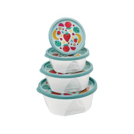 Pote Redondo Decorado Jaguar C/3 210ml
