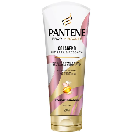 Condicionador pantene 250ml colágeno sem sal