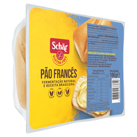 Pão frânces schar sem glúten 100g