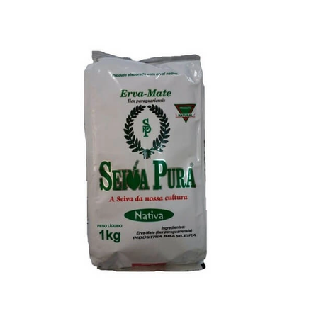 ERVA MATE SEIVA PURA NATIVA BRANCA SEM AÇÚCAR 500G 