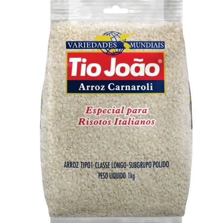 Arroz tio joao 1kg carnaroli risoto
