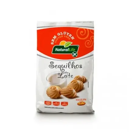 Biscoito Sequilho Kodilar 180g Nat Life Sem Gluten Leite