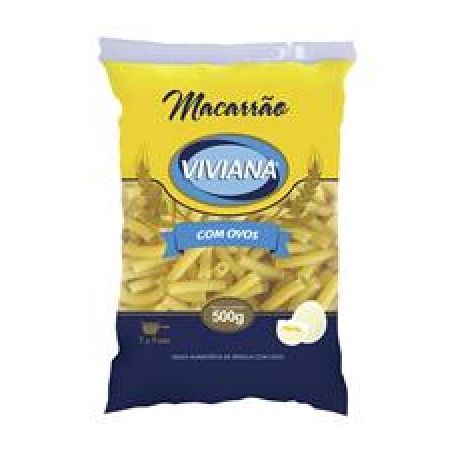 Massa viviana c/ovos penne 500 g
