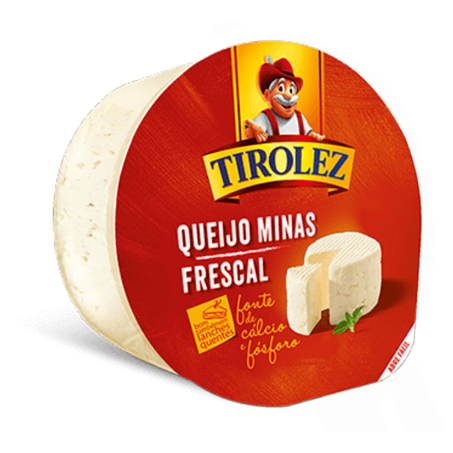 Queijo minas frescal tirolez kg pedaço