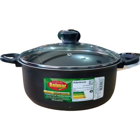 Bazar belmar cacarola teflon tpa vidro n26