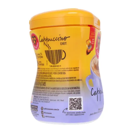 Cappuccino 3 Corações Diet Pt 150g 360-28