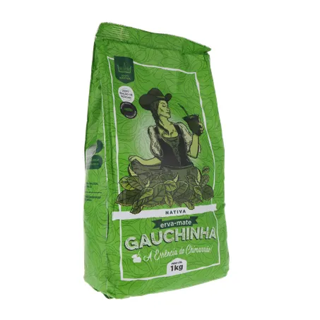 Erva-mate gauchinha nativa pacote 1kg 360-33