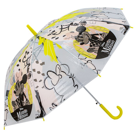 Sombrinha infantil 54cm longa automatica minnie