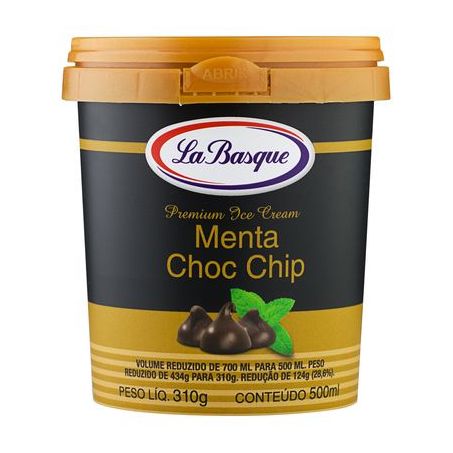 SORV LA BASQUE MENTA CHOC CHIP 500ML