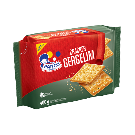 Biscoito Panco Cracker Gergelim Pacote 400g 
 