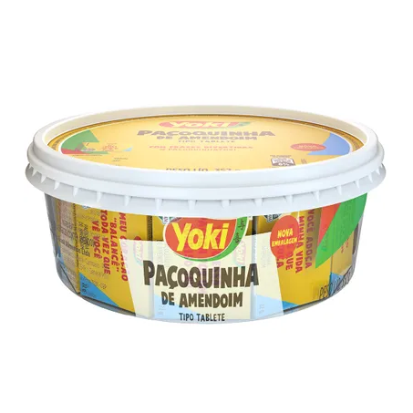 Paçoquinha Tablete Yoki Pote 352g