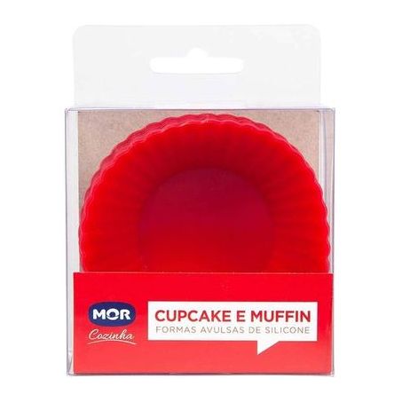 FORMA MOR SILICONE CUPCAKE E MUFFIN REDONDA UN