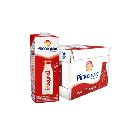 Leite piracanjuba int com rosca 1l 12 un