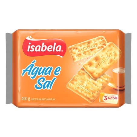 Biscoito água e sal isabela