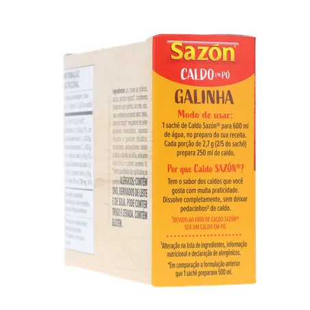 CALDO SAZON PÓ GALINHA 32,5G 360-25