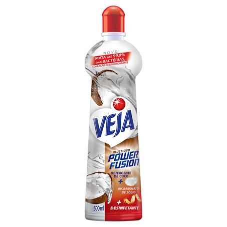 Limpador Multiuso Veja 500ml - Power Fusion - Coco