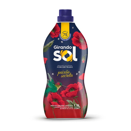 AMACIANTE GIRANDO SOL CONCENTRADO VERMELHO FR 1.5L