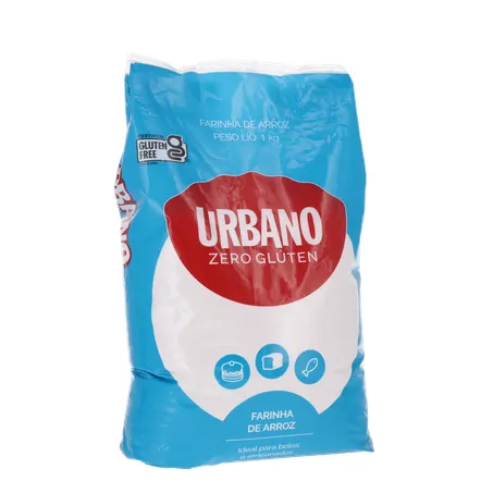 Farinha de Arroz Urbano Sem Glúten Pacote 1Kg 360-34