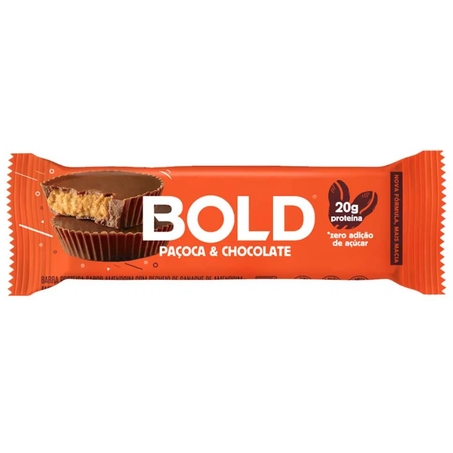 Bold barra proteica paçoca & chocolate 60g