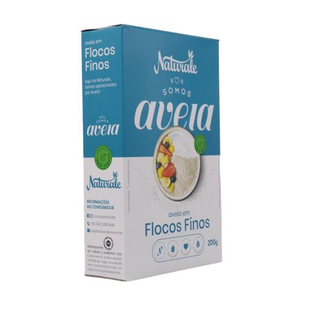 Aveia naturale flocos finos 170g 360-52
