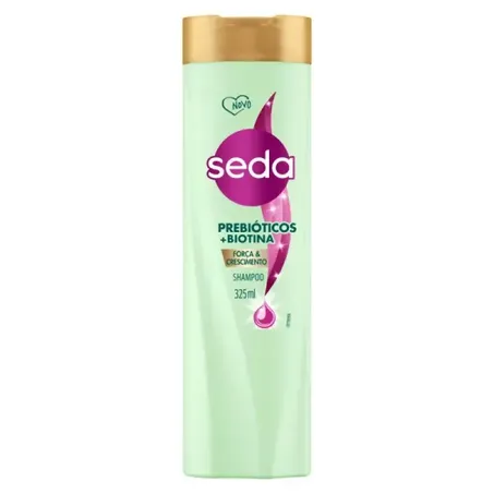 SHAMPOO PREBIOTICOS/BIOTINA SEDA 325ML