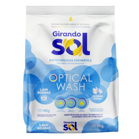 Lava roupas girando sol floral 4kg