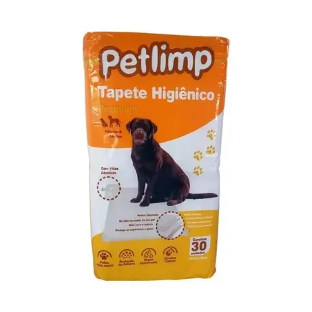 Petlimp Tapete Higiênico 55x70 Com 30 Unidades