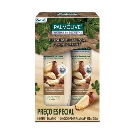 Kit Palmolive Shampoo/Condiconador Secreta Hidratacao Intensa 325ml 
 