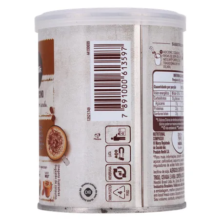 Cappuccino Solúvel Nescafé Tradicional Lata 180gr 360-2