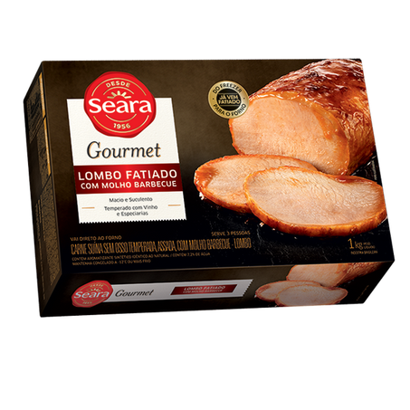 Lombo seara gourmet barbecue fatiado 1kg