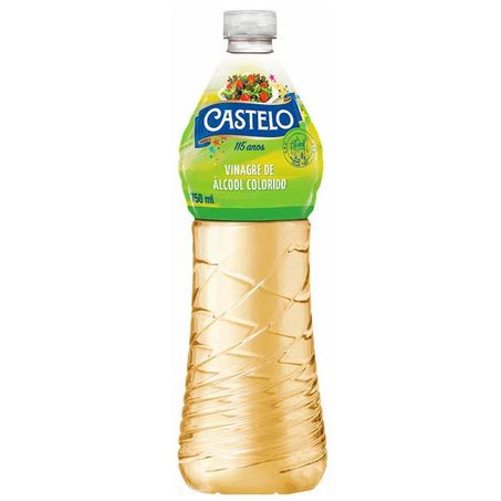 VINAGRE CASTELO 750ML ALCOOL COLORIDO CX 12.0