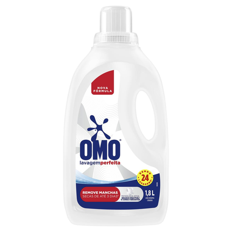 Sabão Líquido Omo 1,8 Litro - Lavagem Perfeita