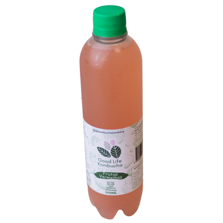 KOMBUCHA FRUTAS VERMELHAS 500ML GOOD LIFE KOMBUCHA