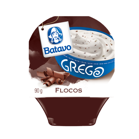 Iogurte Grego Batavo Flocos 90g 
 