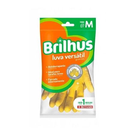 Luva brilhus m versatil latex