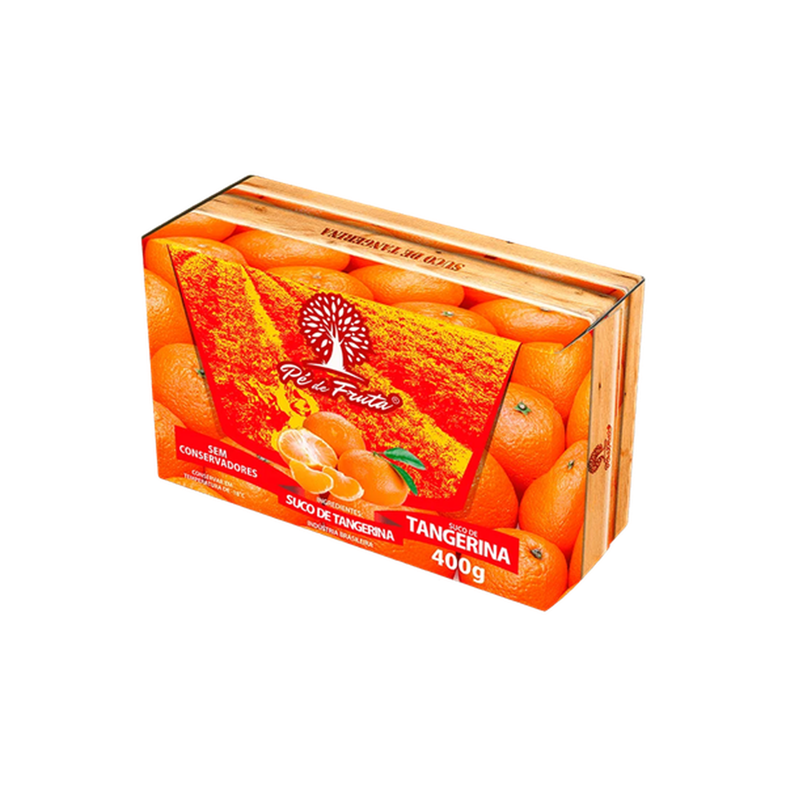 Pé De Fruta Polpa De Fruta Tangerina 400G Congelado