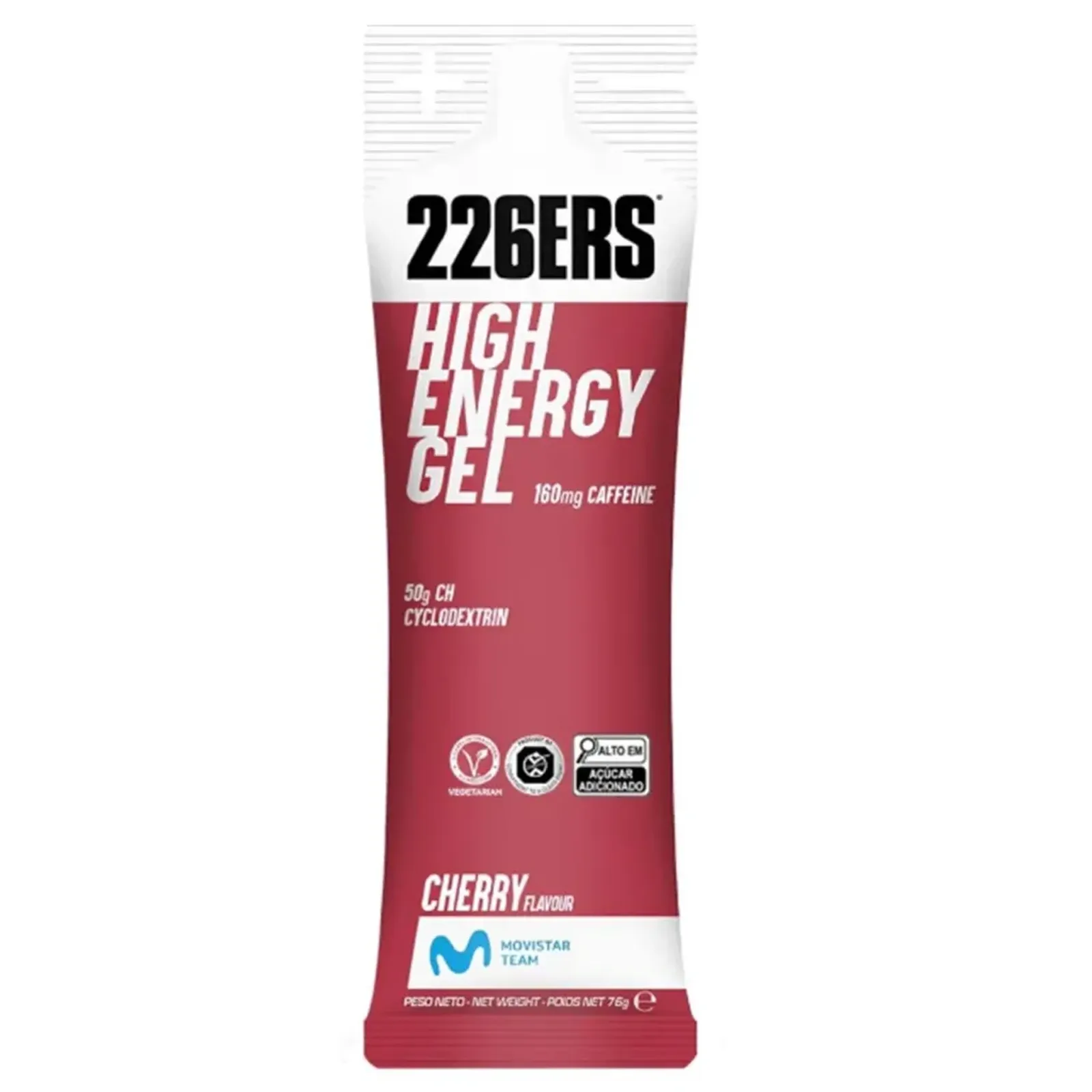 サントリー 226ers High Energy Gel Cereja 76g | Naturvida Mercado Saudável