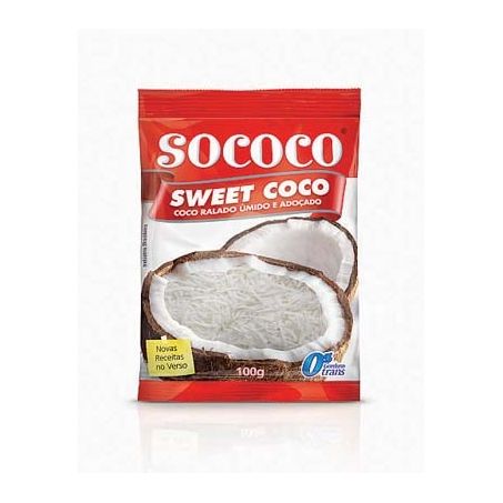 COCO FLOCOS UMIDO/ADOCADO SWEET SOCOCO 100G