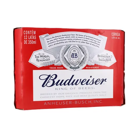 Cerveja budweiser 350ml c/12 und 360-17