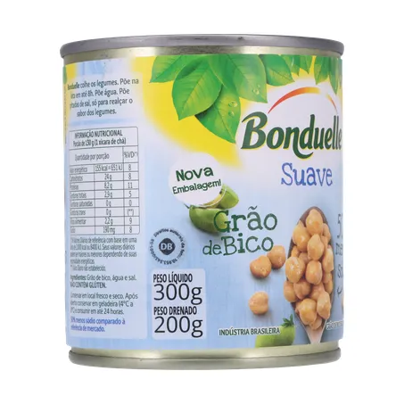 Grao de bico bonduelle suave lt200g 360-12