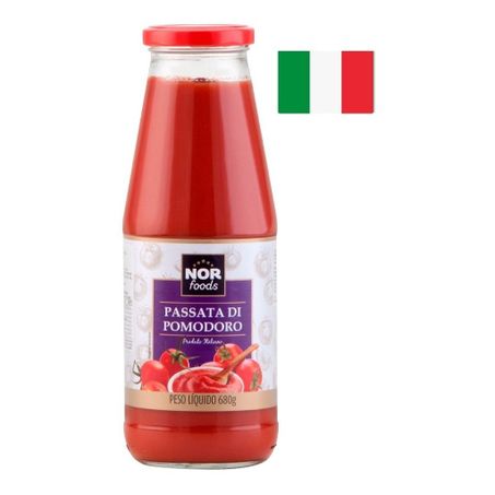 PASSATA NOR FOODS DI POMODORI RÚSTICA 680G
