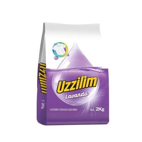Detergente em po uzzilim lavanda 2kg