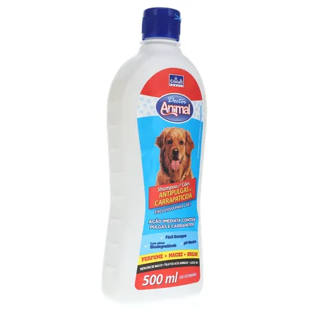 Shampoo Dr Animal 500ml Anti Pulgas 360-32
