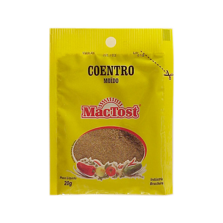 Coentro Mac Tost Moído 20g