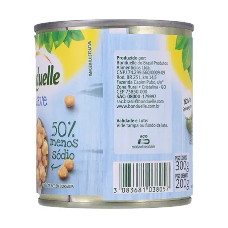Grao de bico bonduelle suave lt200g 360-24