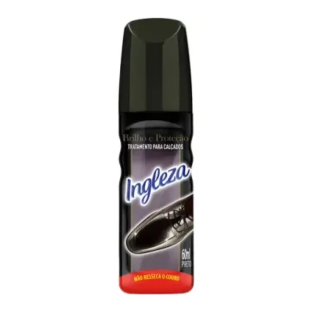 Polidor de Sapatos Ingleza Preto Frasco 60ml