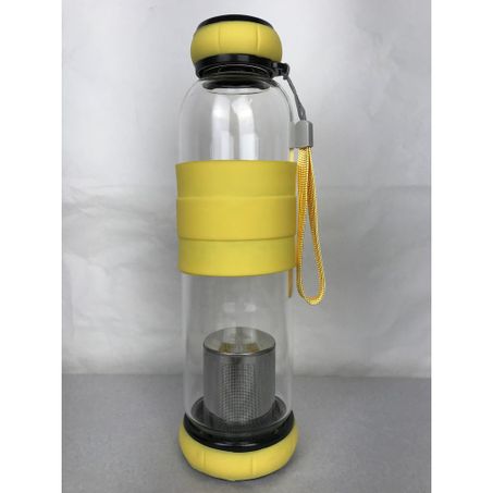 Garrafa M3 Vidro Amarela 550ml