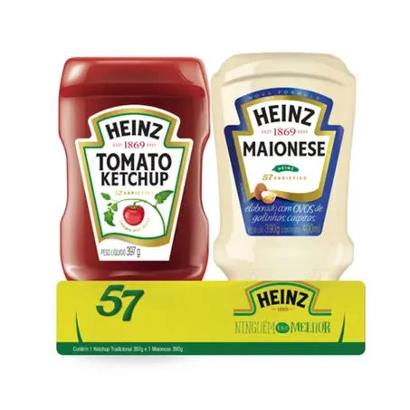 Kit ketchup tradicional heinz 794g