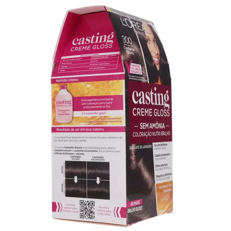 Tintura Para Cabelo L'oréal Casting Creme Gloss Castanho Escuro 300 360-30